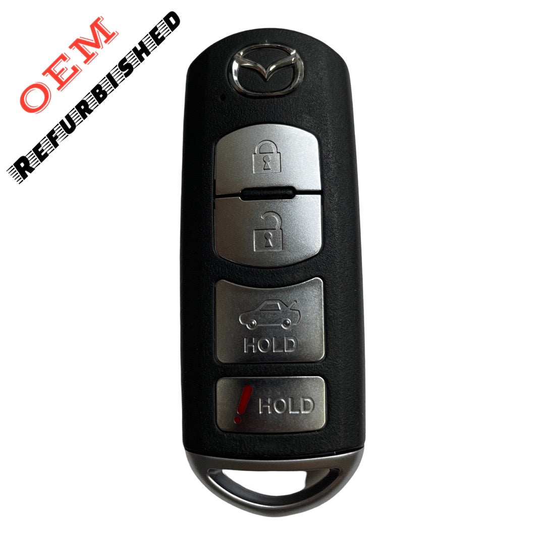 2010-2013 Mazda / 4-Button Smart Key / PN: BBY2-67-5RY / WAZX1T768SKE11A03 (OEM Refurb)