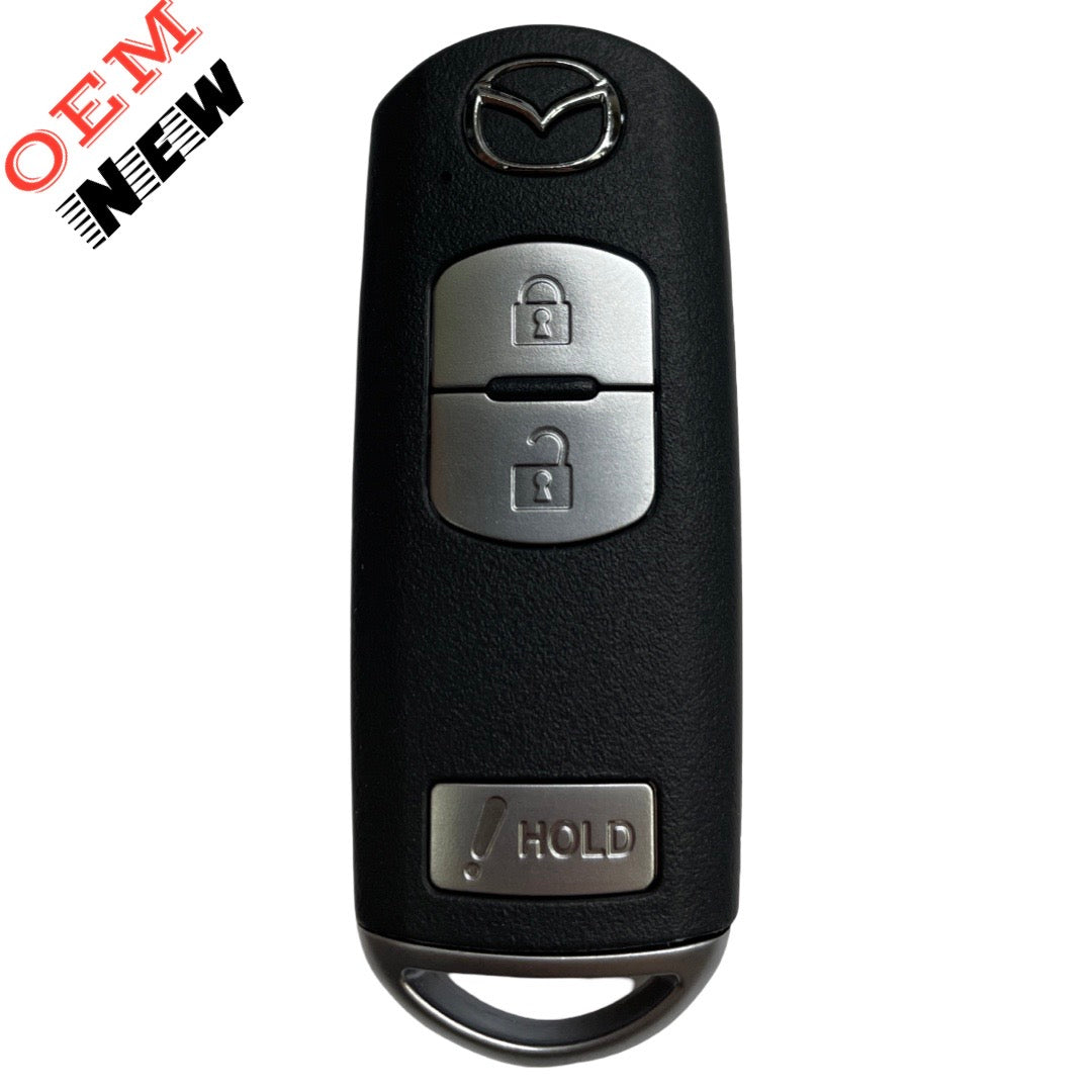 2012-2020 Mazda CX-3 / CX-5 / 3-Button Smart Key / PN: KDY3-67-5DY / WAZSKE13D01 (OEM NEW)