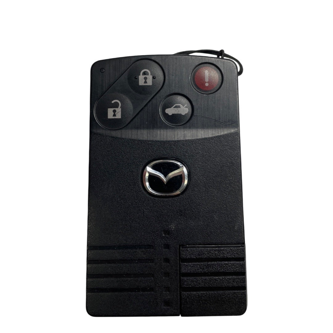2004-2011 Mazda MX-5 Miata RX-8 / 4-Button Smart Card Key / PN: NFY7-67-5RYB / BGBX1T458SKE11A01 (OEM Refurb)