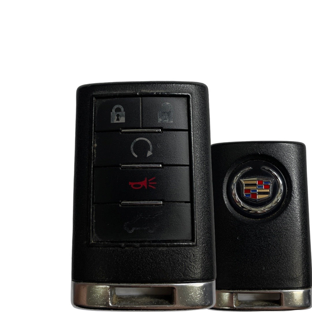 2007-2013 Cadillac CTS / 5-Button Keyless Entry Remote / PN: 5923883 / OUC6000066 (DRIVER ) (OEM REFURBISHED)