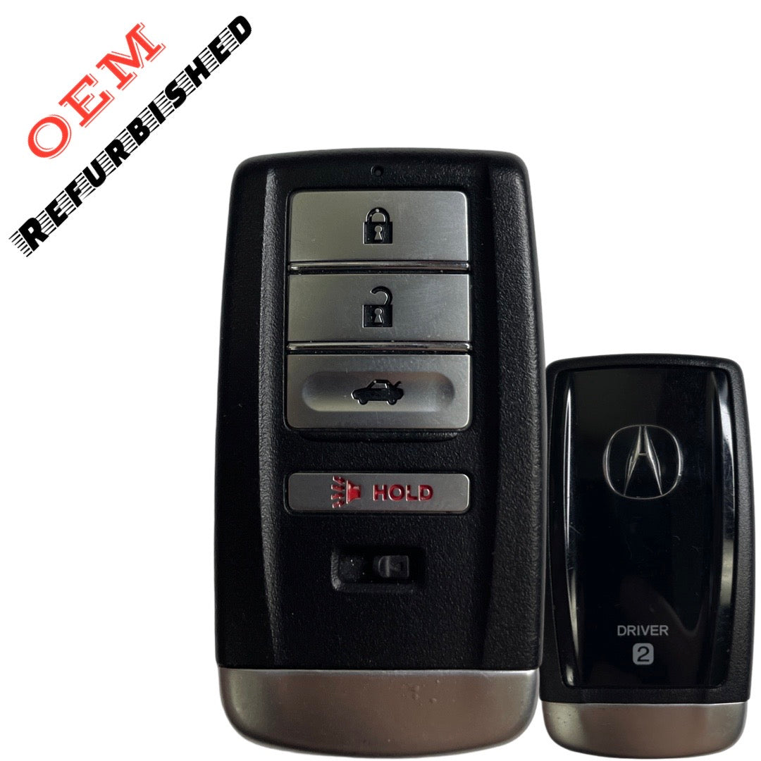 2015-2020 Acura ILX RLX TLX / 4-Button Smart Key / PN: 72147-TZ3-A11 / KR5V1X (OEM Refurb)(Driver2)