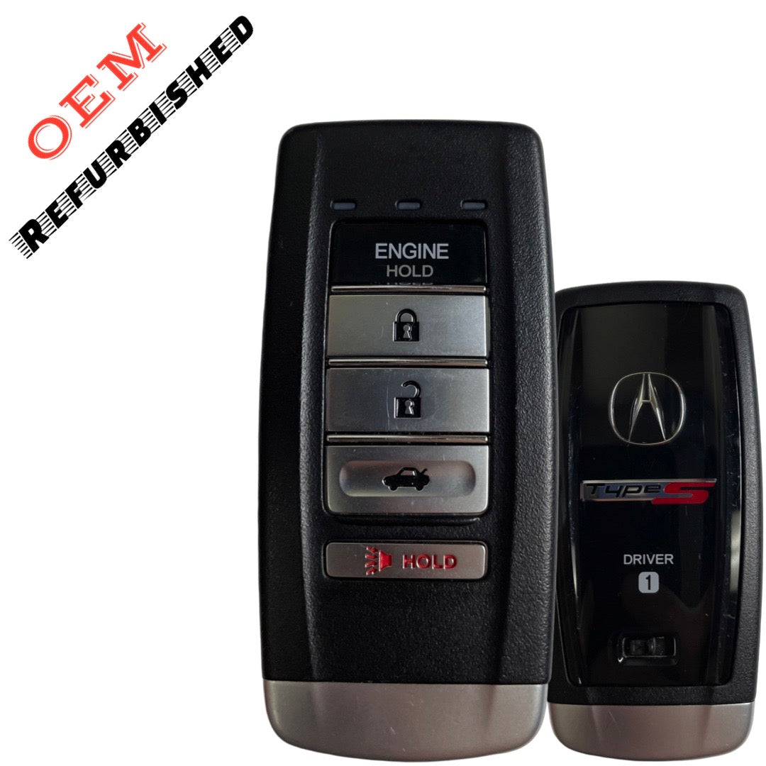 2018-2022 Acura TLX TYPE S / 5-Button Smart Key / PN:72147-TQZ-C71 / KR5995364 (Driver 1) (OEM Refurb)