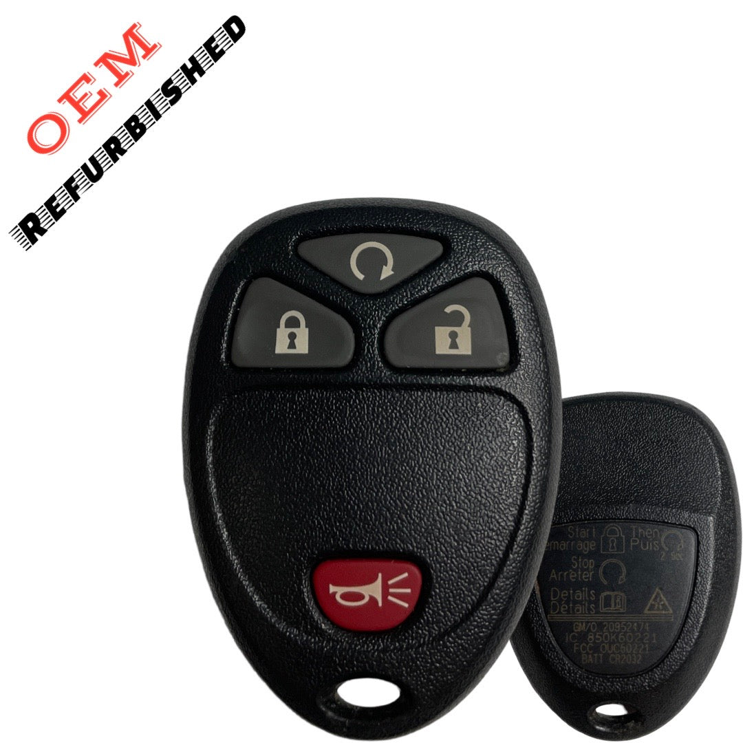 2007-2021 GM / 4-Button Keyless Entry Remote / PN: 5922035 / OUC60221 / OUC60270 (OEM Refurb)