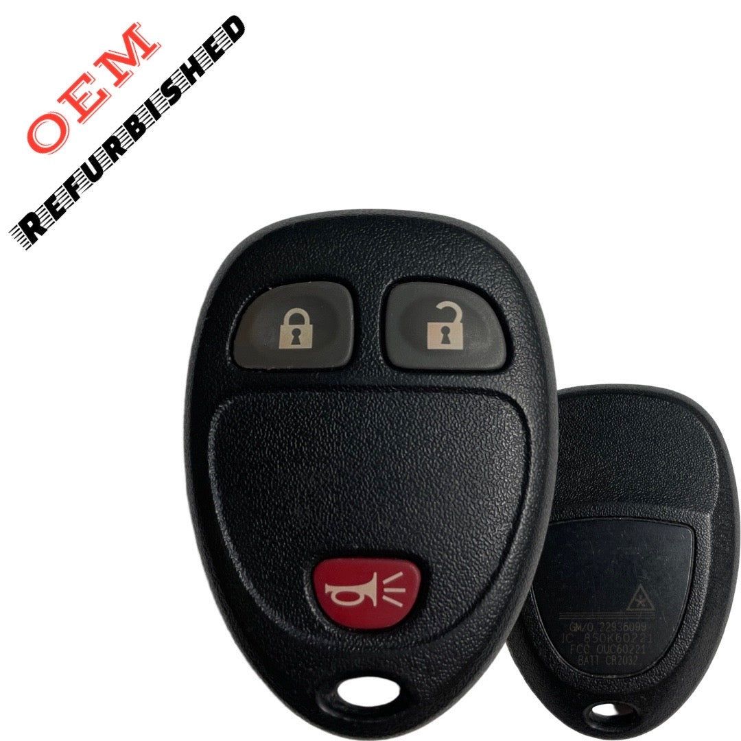 2007-2017 GM / 3-Button Keyless Entry Remote / OUC60270 (OEM REFURB)