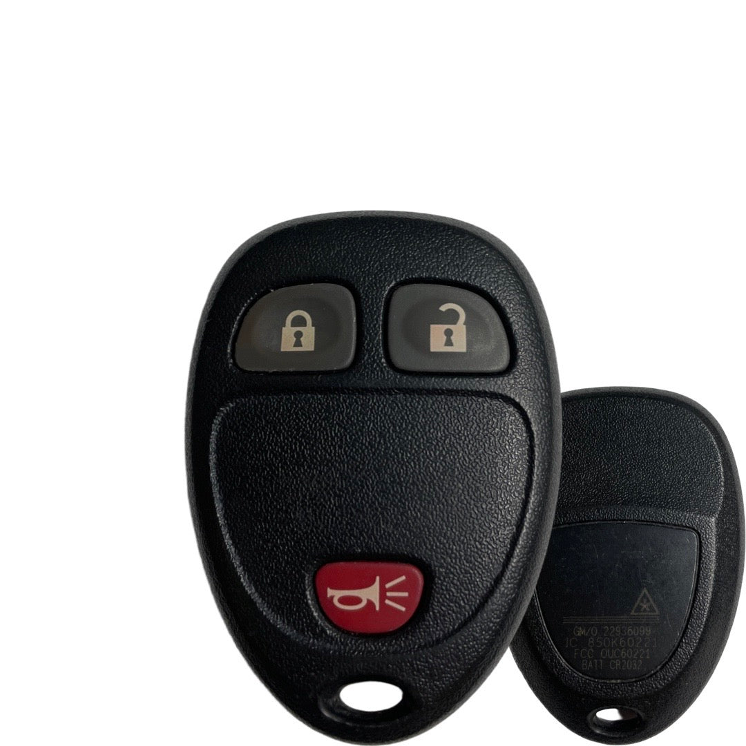 2007-2017 GM / 3-Button Keyless Entry Remote / OUC60270 (OEM REFURB)