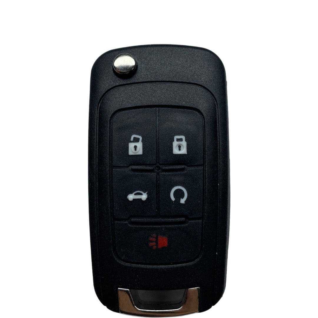 2010-2020 GM/CHEVY / 5-Button Flip Key NOT PEPS / OHT01060512 (AFTERMARKET)