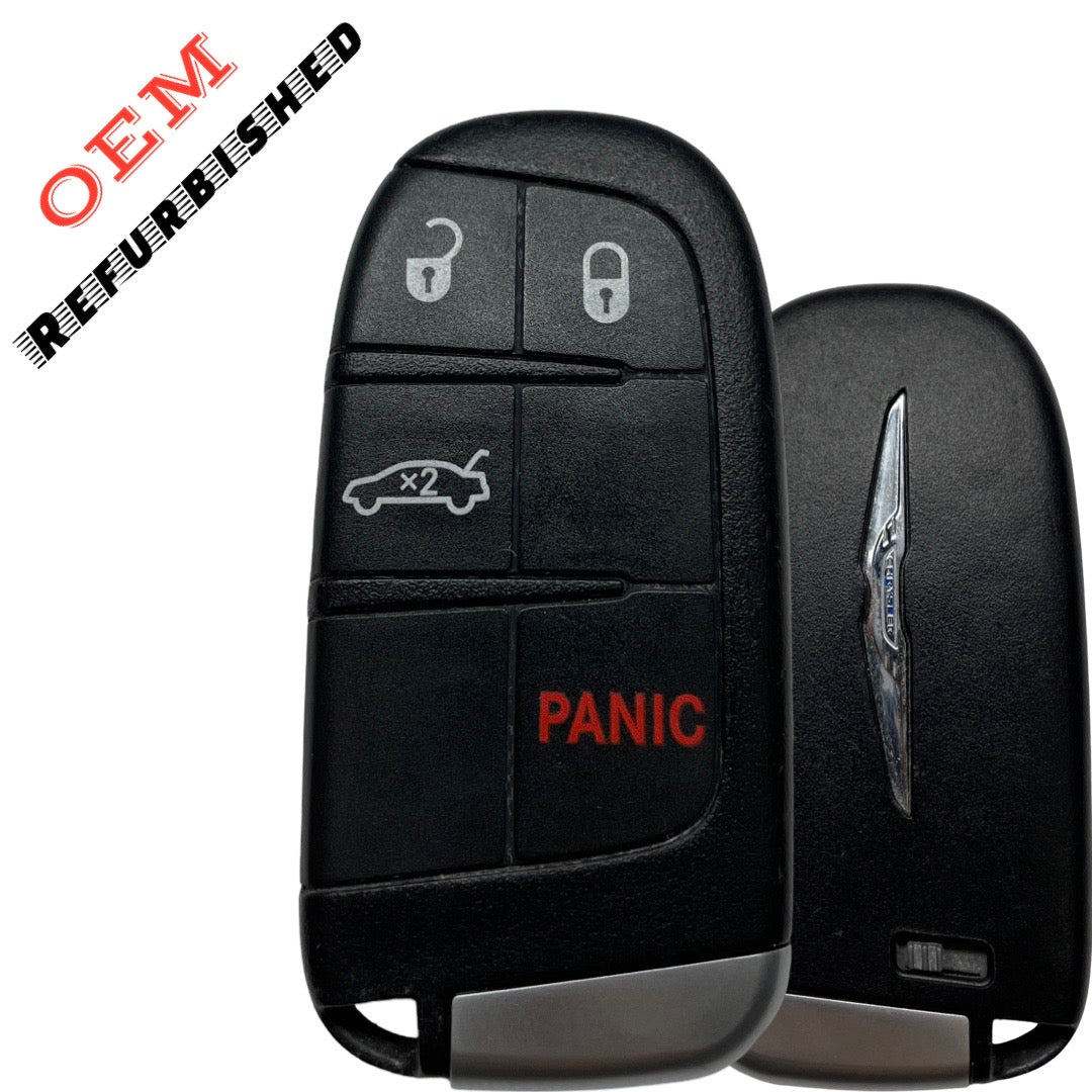 2015-2017 Chrysler 200 / 4-Button Smart Key / PN: 68394190AA / M3M-40821302 (OEM REFURB) (4A) chip