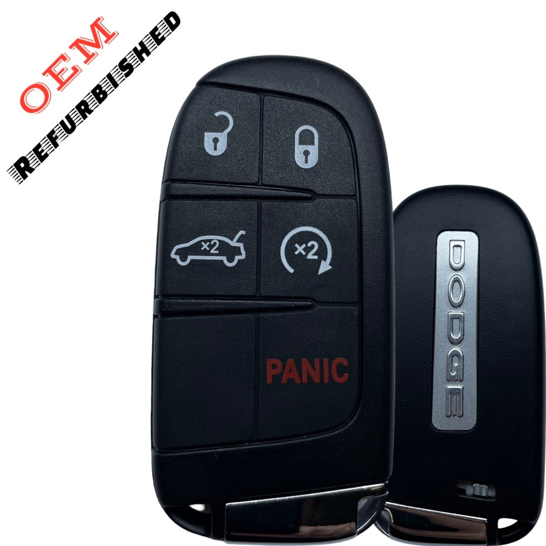 2011-2018 Dodge Charger Challenger / 5-Button Smart Key / PN: 5026676AC / M3N-40821302 (OEM Refurb)