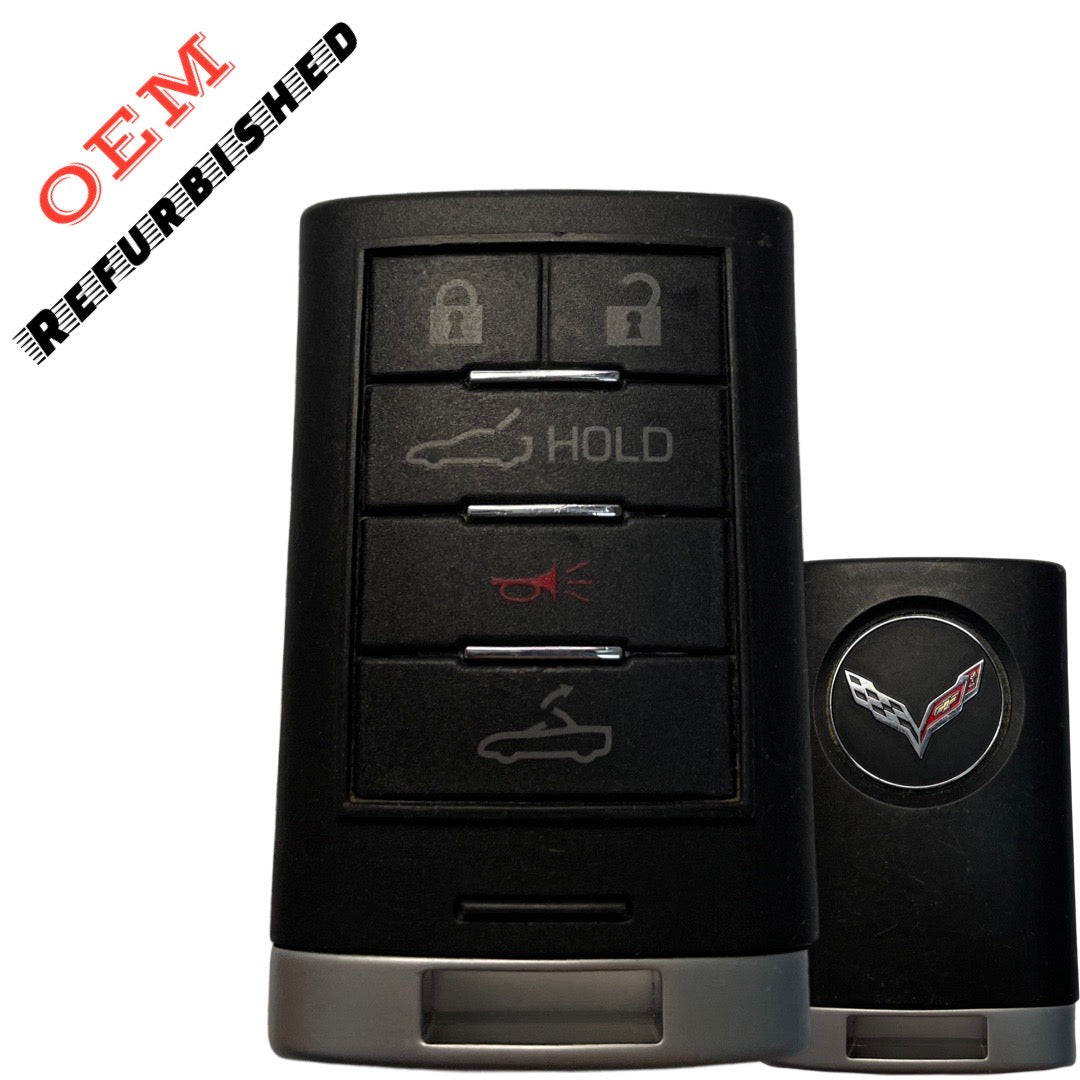 2014-2015 Chevrolet Corvette / 5-Button Smart Key / PN: 22816265 / G09C04EEC5C (OEM Refurbished)