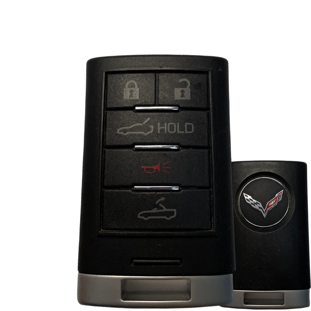 2014-2015 Chevrolet Corvette / 5-Button Smart Key / PN: 22816265 / G09C04EEC5C (OEM Refurbished)
