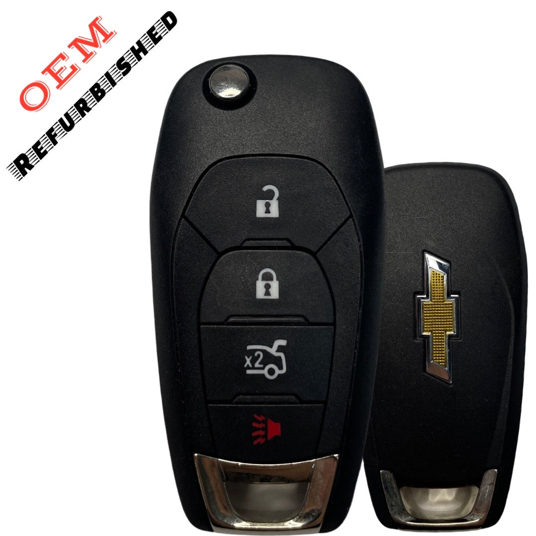 2016-2019 Chevrolet Cruze / 4-Button Flip Key / PN: 13514135 / LXP-T004 / 433 Mhz / XL8 (OEM Refurb)