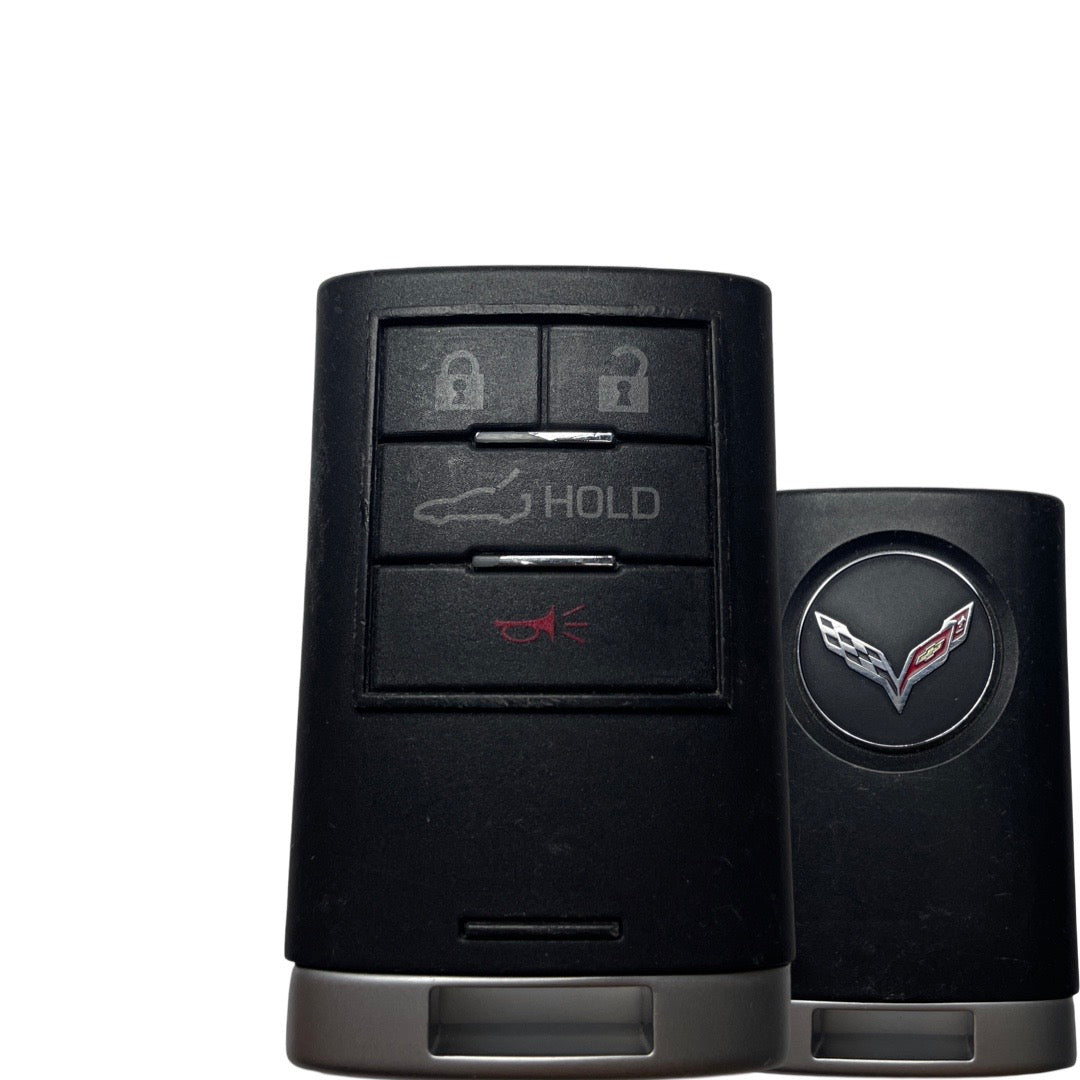 2016-2019 Chevrolet Corvette / 4-Button Smart Key / PN: 23465950 / NBGGD9C04 (OEM Refurb)