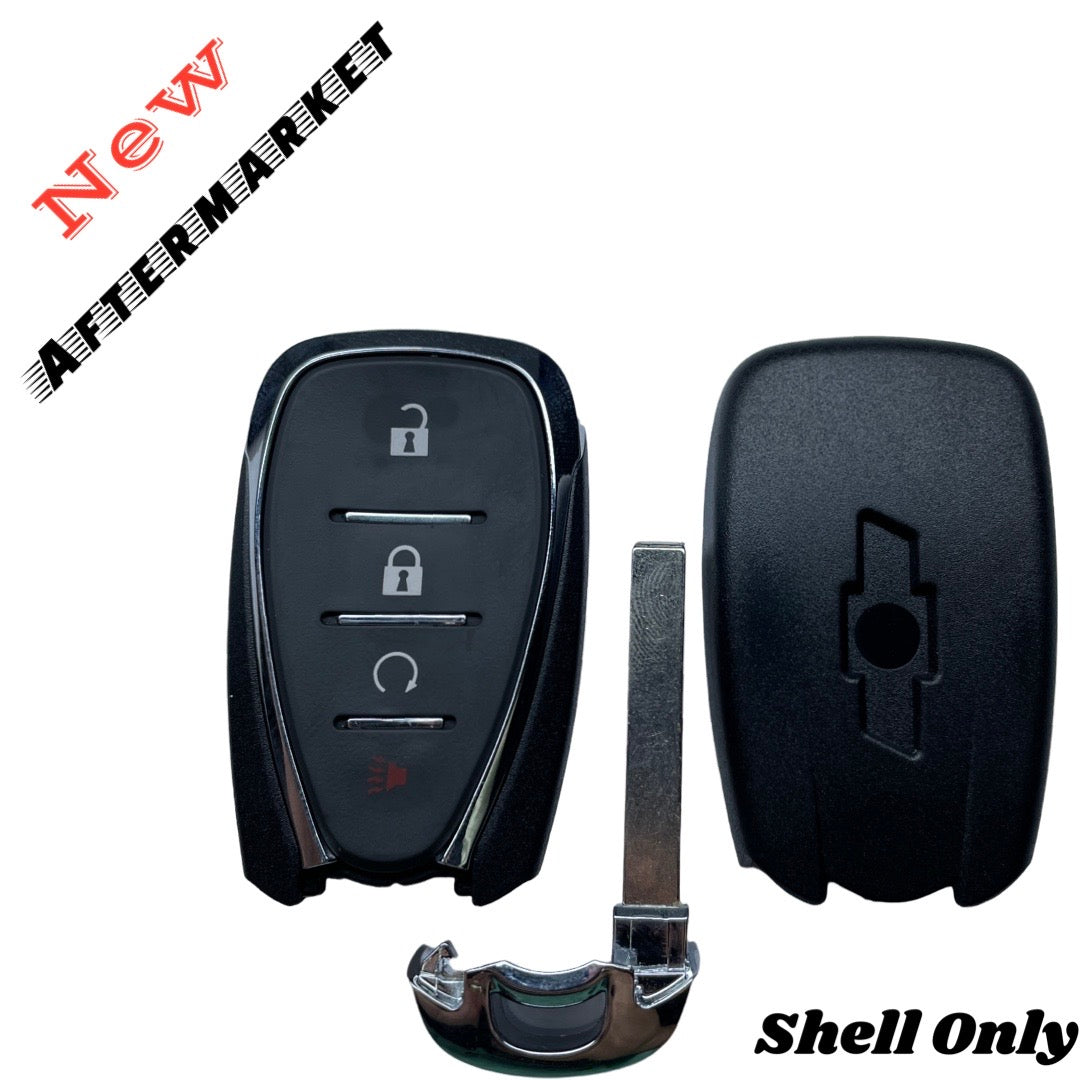 2016-2022 Chevrolet 4-button Keyless Entry Remote SHELL For HYQ4AA - Black