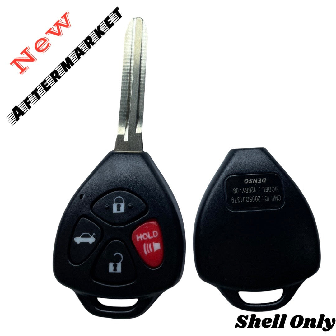 2005-2012 Toyota Scion / 4-Button Remote Head Key Shell / TR47 / HYQ12BBY, GQ4-29T (AFTERMARKET)