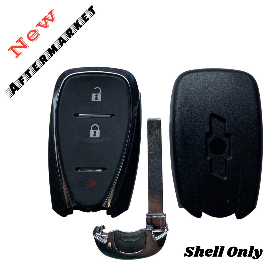 2016-2022 Chevrolet 3 Button Smart Remote Replacement Shell - Aftermarket