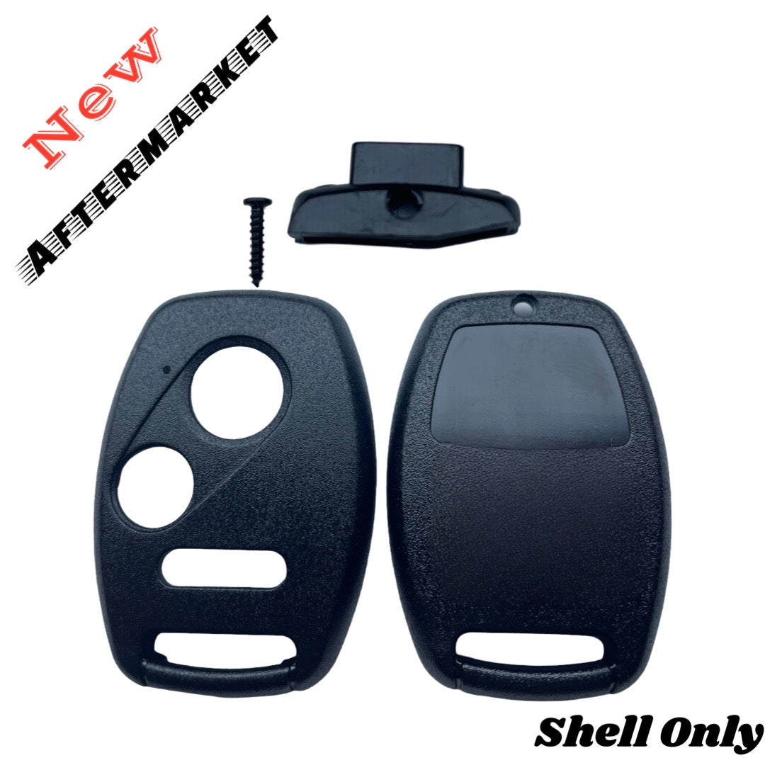 2005-2017 Honda / 3-Button Remote Head Key SHELL Replacement Kit / HO01 / CWTWB1U545, MLBHLIK-1T (AFTERMARKET)