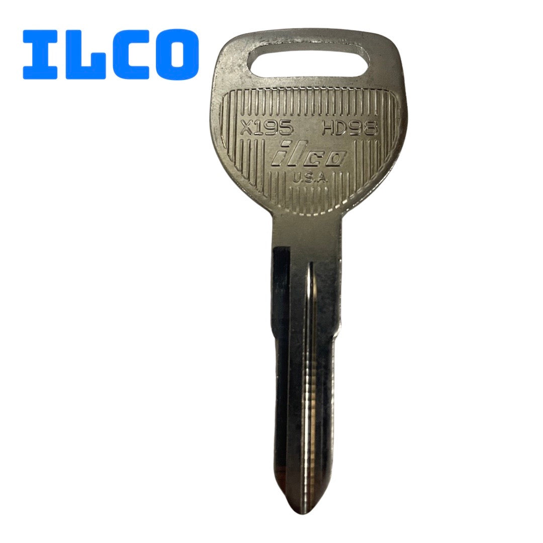 Ilco X195, HD98-P (HD98) Key Blank : Honda