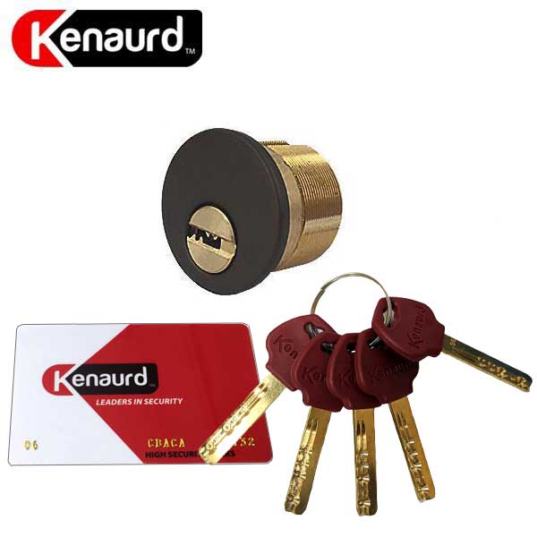 Key Controlled - Mortise Cylinder - 1" - 10B - Oil Rubbed Bronze