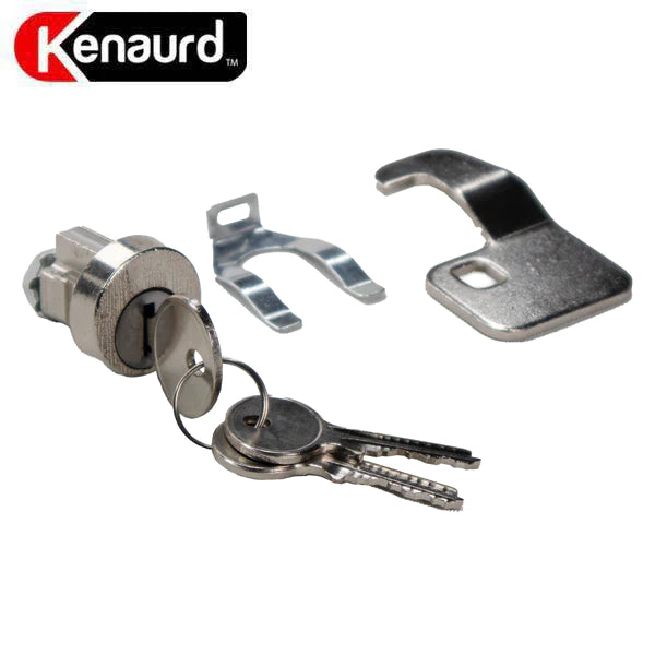 USPS Mailbox Lock - Counter-Clockwise - HL1 Keyway - Keyed Different - US14 Bright Nickel