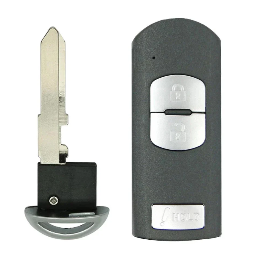 2010-2020 Mazda Toyota 3 Button Smart Key Replacement Shell / Aftermarket