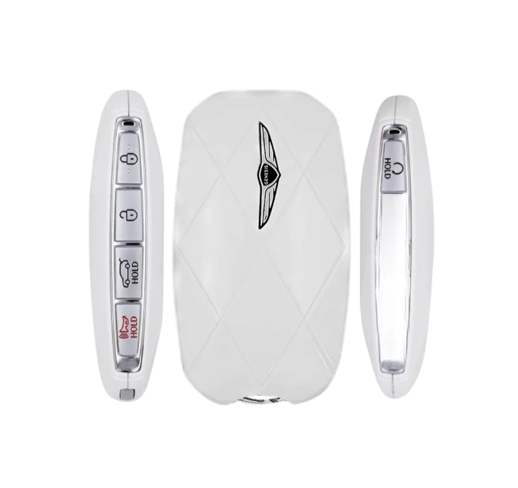 2024-2026 Genesis GV80 5 Button Smart Key / White Shell / 95440-T6DB0 / OEM Refurbished