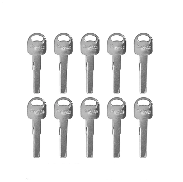 HU66 Volkswagen Audi Porsche Test Key Blank - 10x Pack