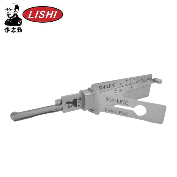 ORIGINAL LISHI - SC4 / 6-Pin / Schlage Keyway Tool / 2-in-1 Pick & Decoder / AG