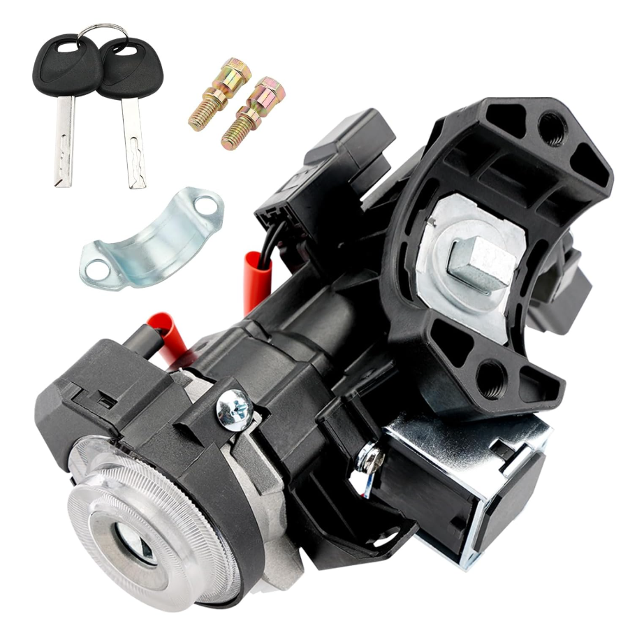 Complete Ignition Lock Cylinder Housing & Switch Assembly with Keys | Fits Hyundai Tucson, Elantra GT, Veloster & Kia Sportage, Rio | 81910-D3110 Replacement