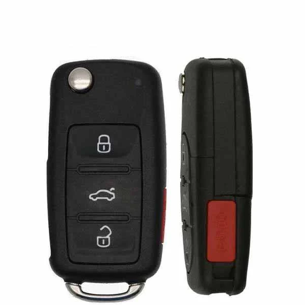 2011-2016 Volkswagen 4 Button Flip Key / 5K0837202AE / NBG010180T / 315 MHz / AFTERMARKET