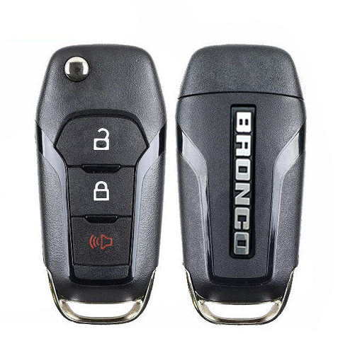 2021-2022 Ford Bronco / 3-Button Flip Key / PN: 164-R8283 / N5F-A08TAA / HU101 / OEM Refurbished
