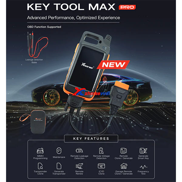 VVDI Key Tool MAX Pro - Built-in OBD and CANFD Modules