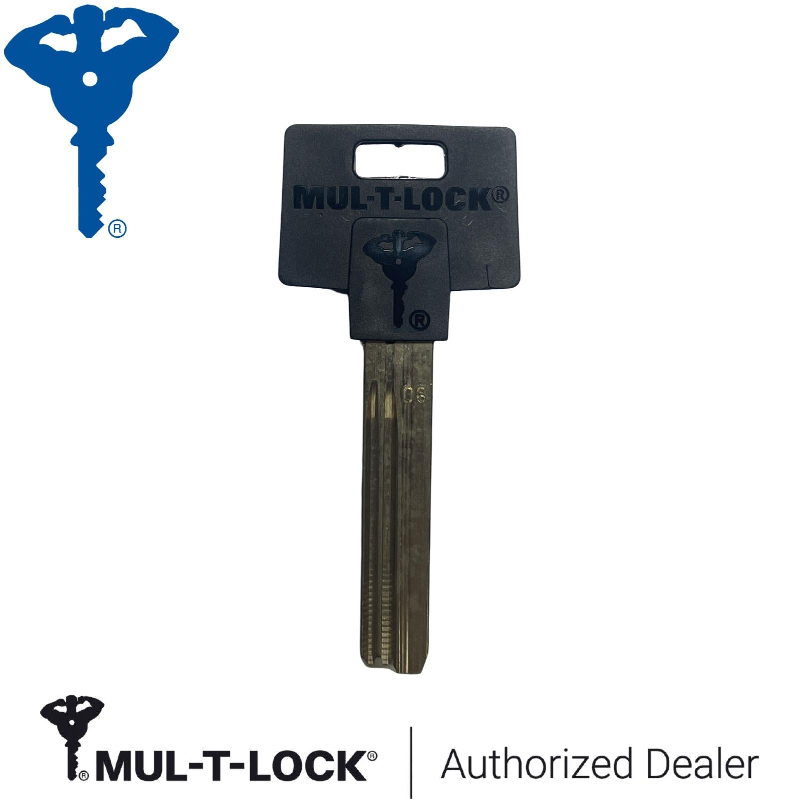MUL-T-LOCK® Classic Plastic Head Metal Key Blank / 006