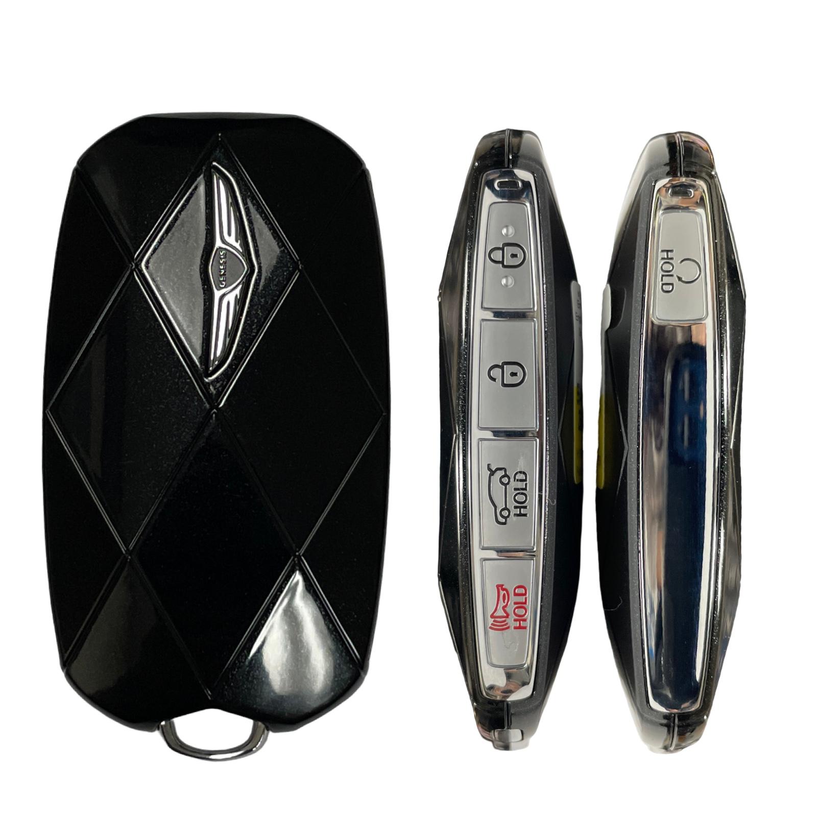 2025-2026 Genesis GV70 5 Button Smart Key / TQ8-FOB-4F75M44 / 95440-ARAA0 / Black Shell / OEM Refurb