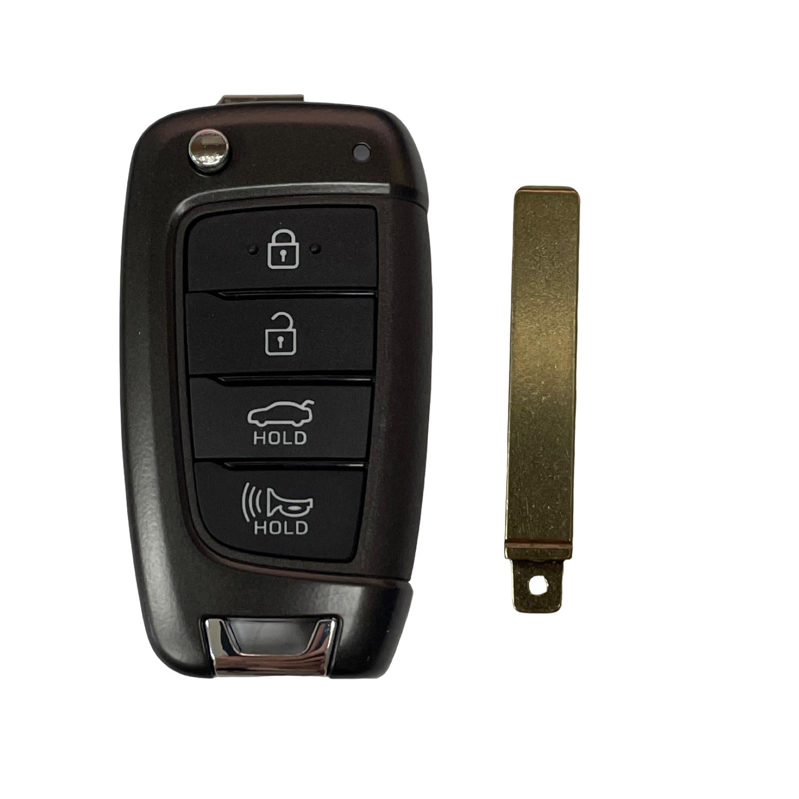 2018-2021 Hyundai Accent 4 Button Flip Key / J0700 / NYOSYEC4TX1707 (HC 4BT) / OEM NEW