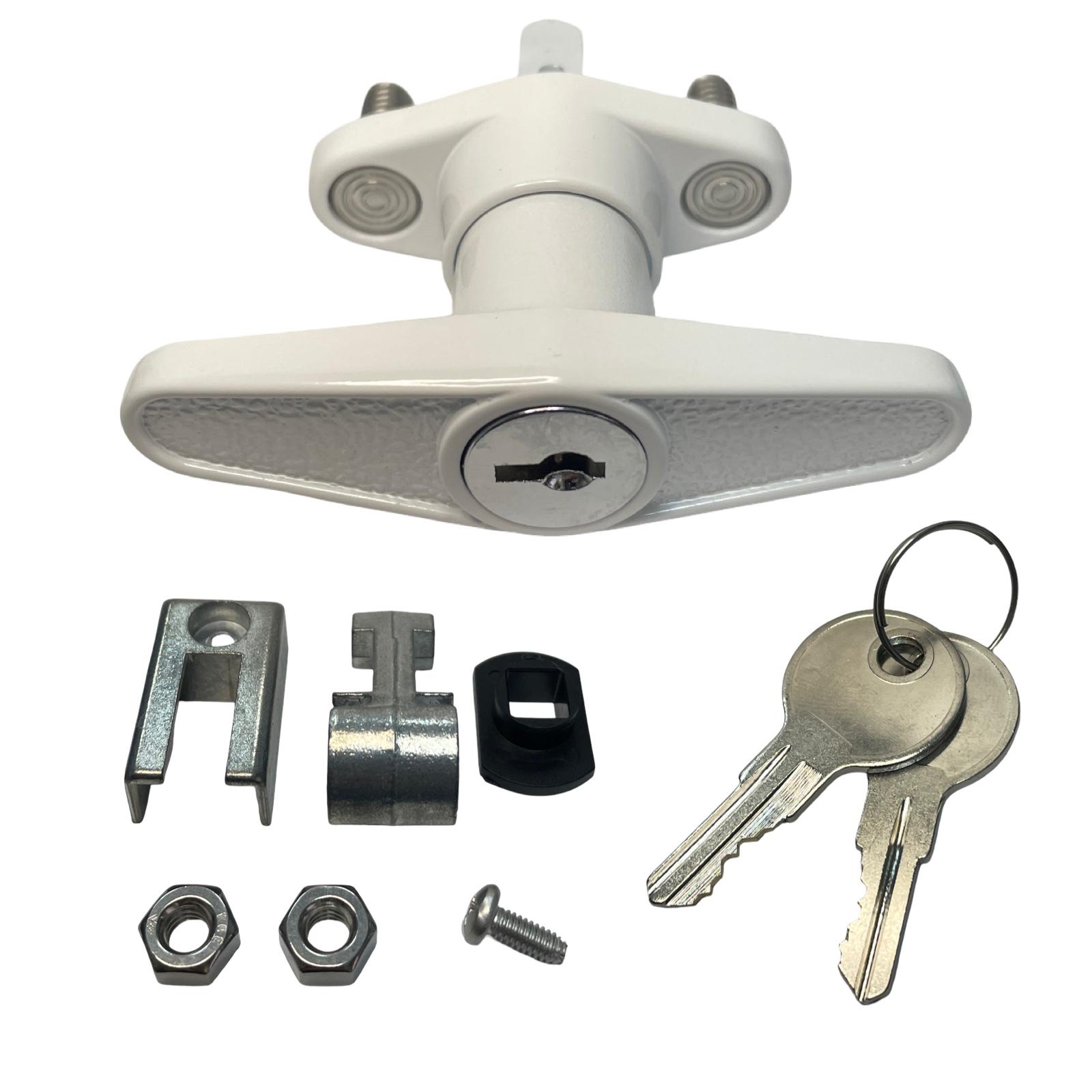 T Handle Accordion Shutter Lock | Hurricane Hardware