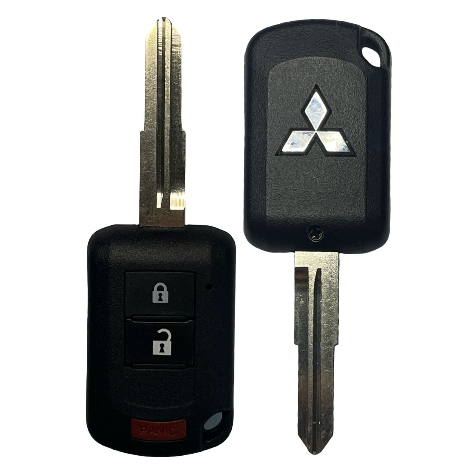 2014-2024 Mitsubishi Mirage 3 Button Remote Head Key / ID46 / OUCJ166N / 6370B904 / OEM Refurbished