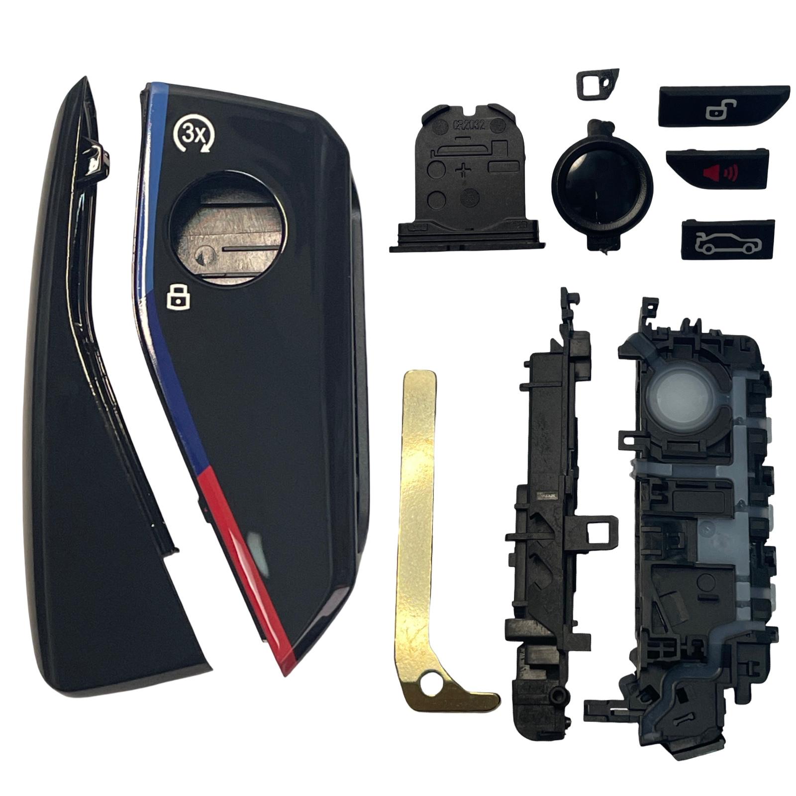 2022-2026 BMW M Sport 4 Button Smart Key Replacement Shell / IYZBK1 / U Body / M Colors