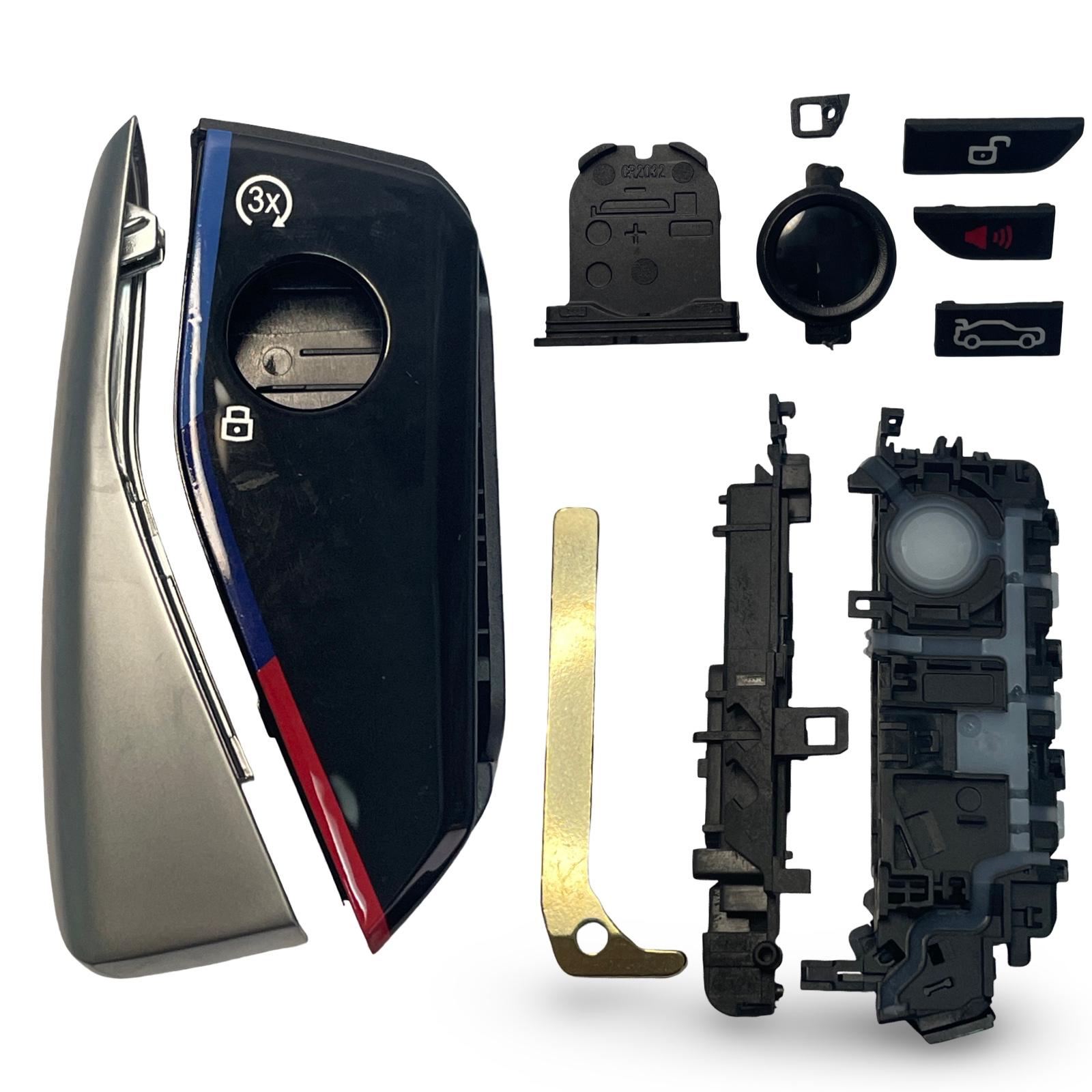 2022-2026 BMW 4 Button Smart Key Replacement Shell / IYZBK1 / U Body