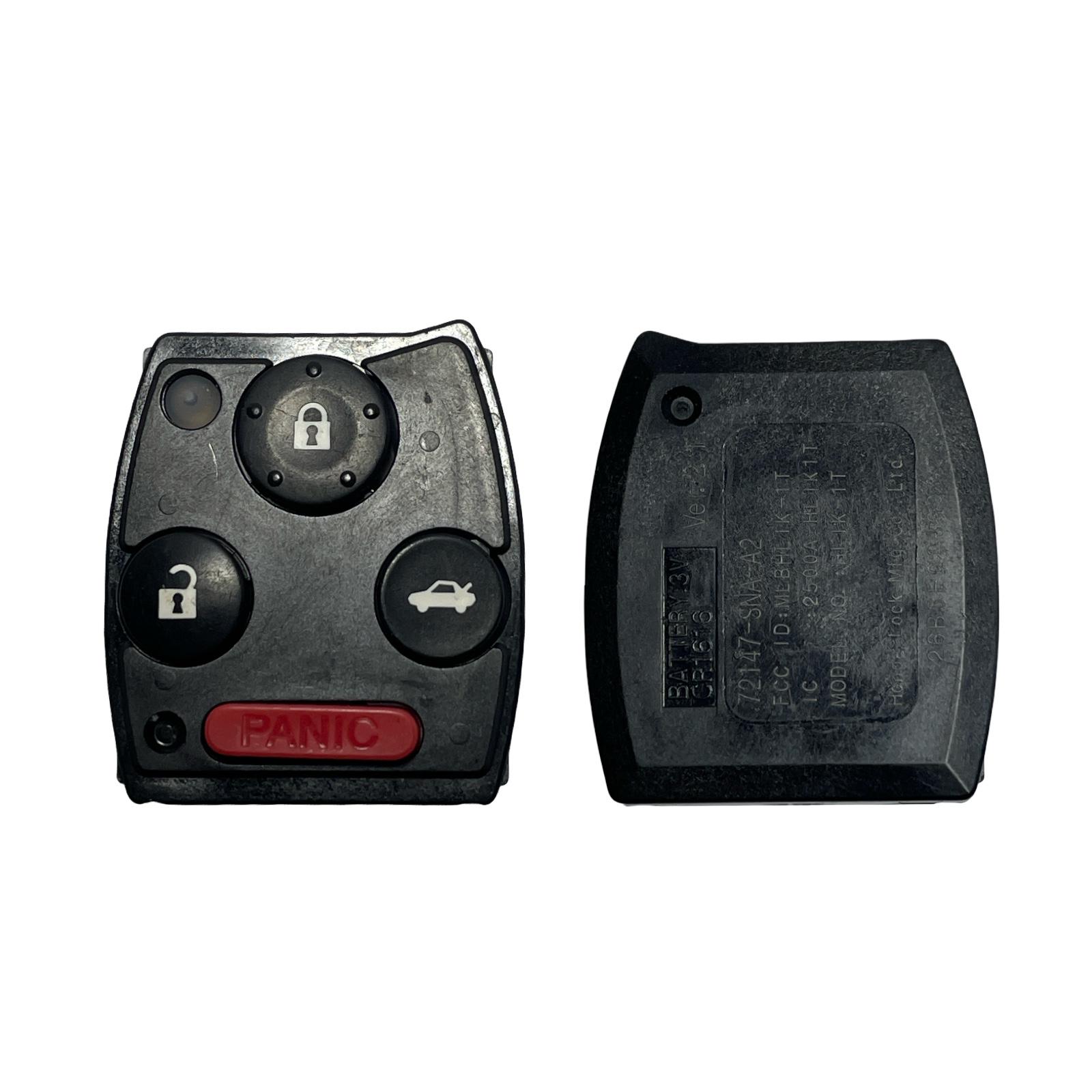 2008-2014 Honda Acura / 4 Button Remote Head Key Inner Pod / MLBHLIK-1T / OEM Unlocked
