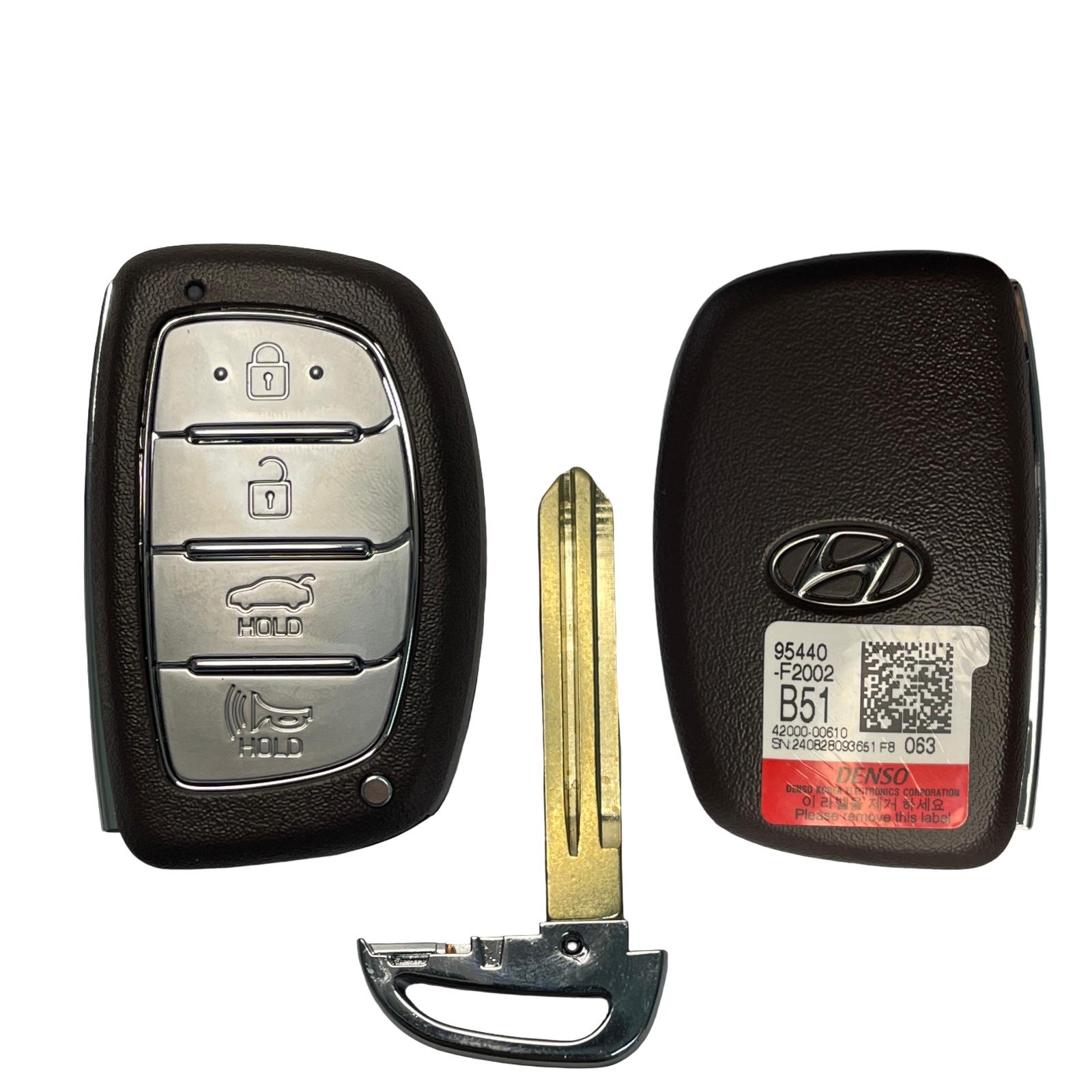 2019-2020 Hyundai Elantra 4 Button Smart Key / F2002 / OEM New