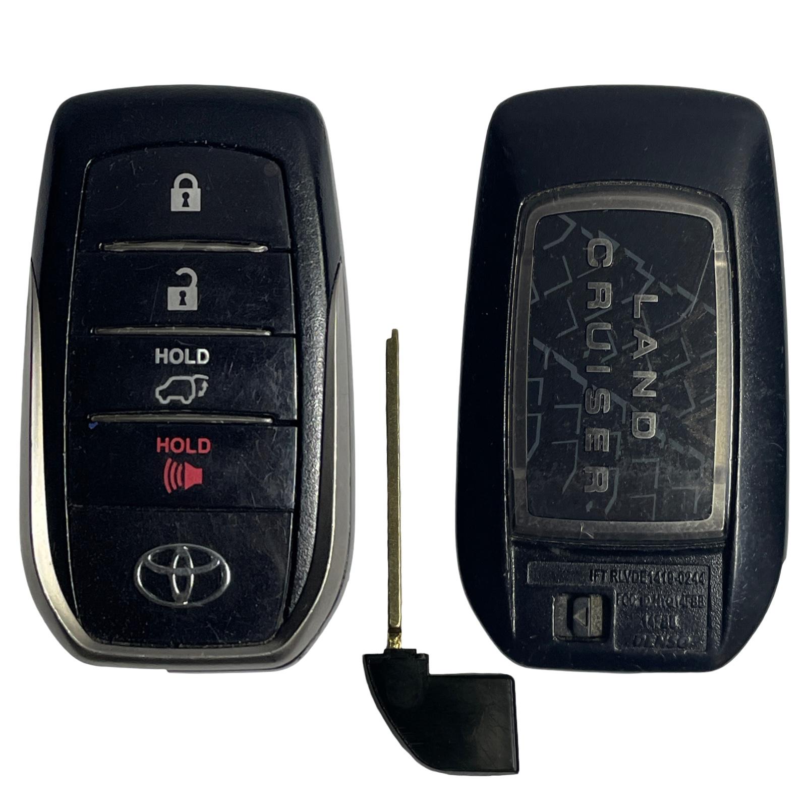 2020-2021 Toyota Land Cruiser 4 Button Smart Key / HYQ14FBB / OEM Refurbished
