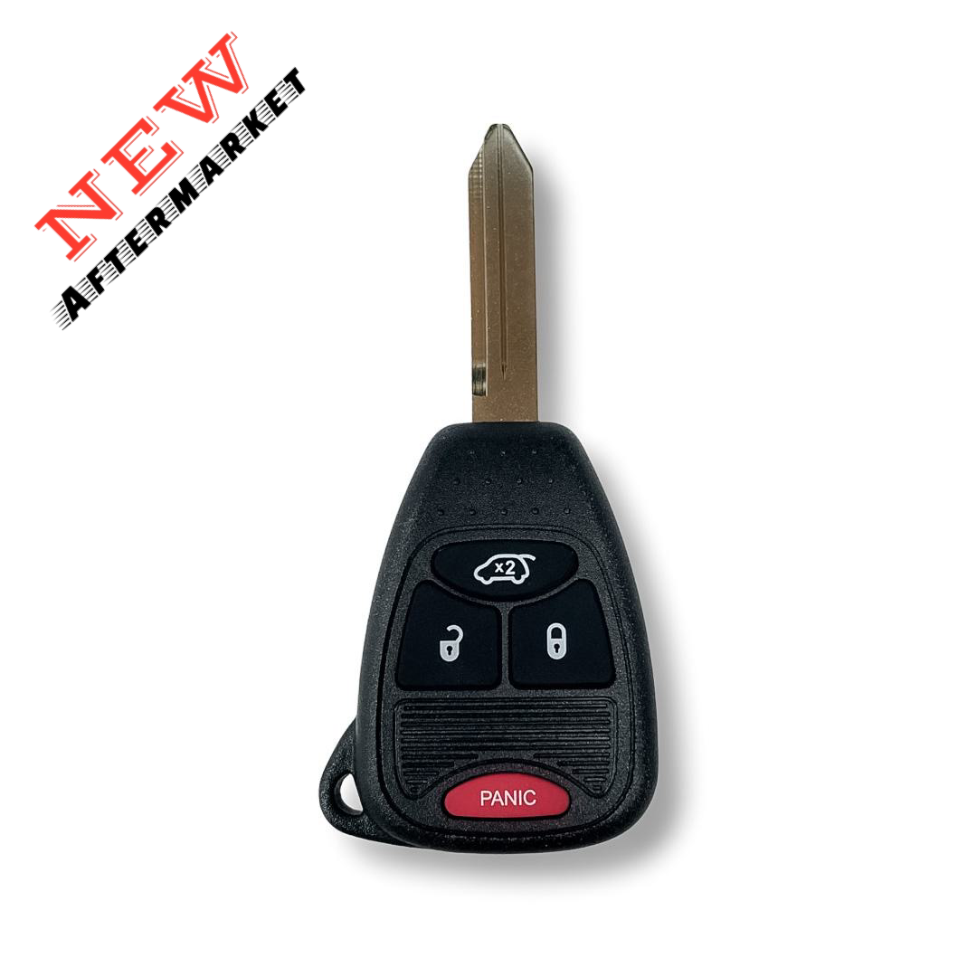 2004-2016 Chrysler Dodge Jeep / 4-Button Remote Head Key / OHT692427AA (AFTERMARKET)