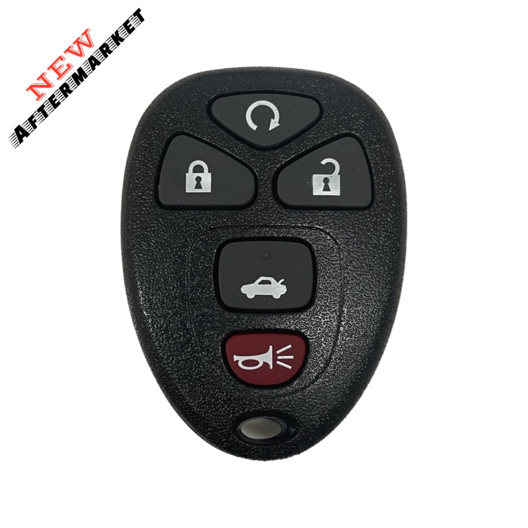 2004-2013 GM / 5-Button Keyless Entry Remote / PN: 22733524 / KOBGT04A (AFTERMARKET)