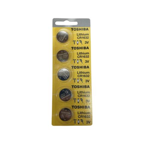 Toshiba CR1632 - 3V Lithium Battery (5-Pack)
