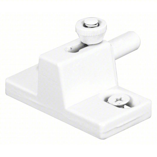Prime-Line U 9867 Diecast, White Finish, Anti-Lift Sliding Door Bolt Lock (Single Pack)