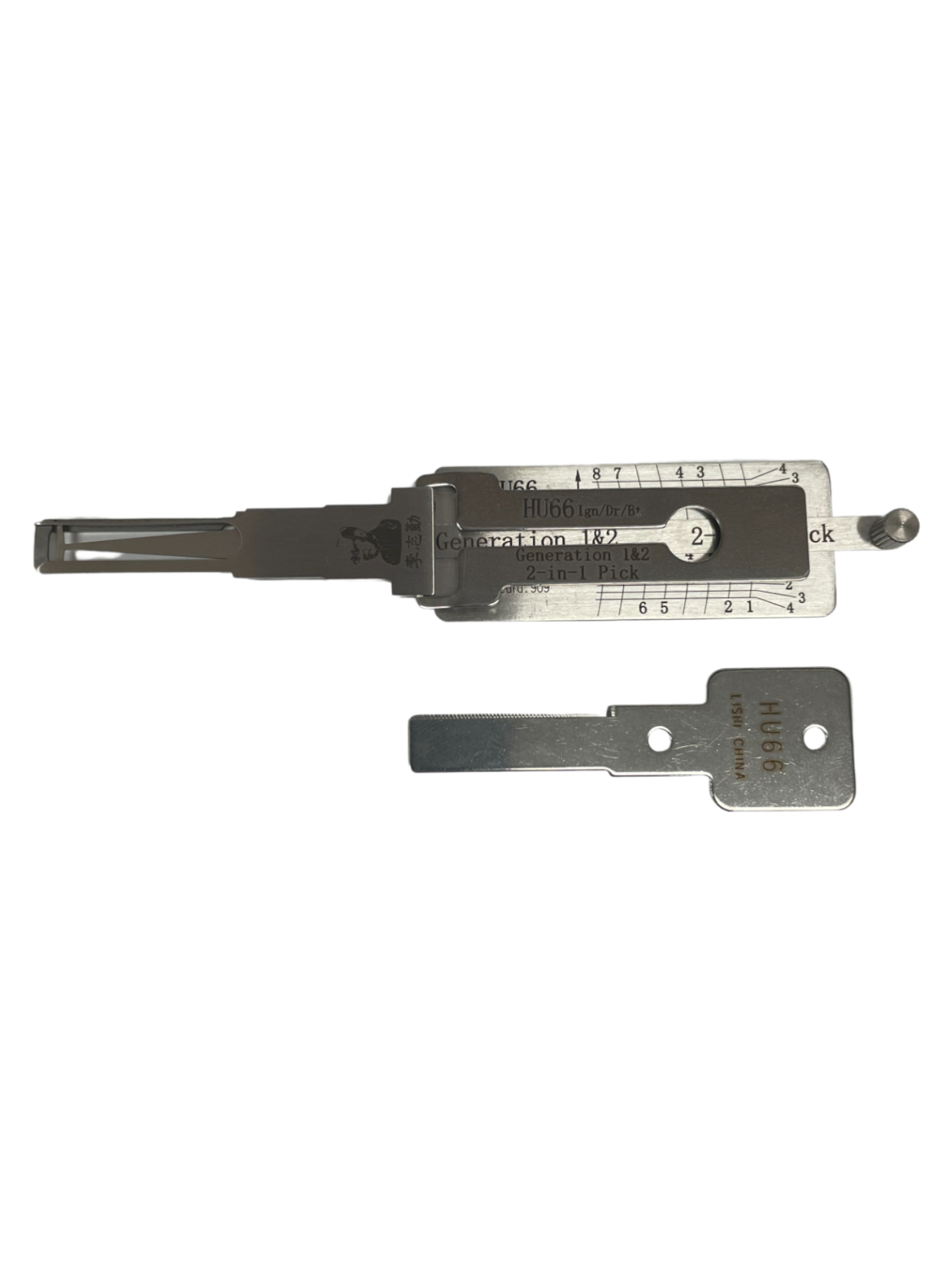 ORIGINAL LISHI - HU66 VW Audi Porsche / 2-in-1 Pick & Decoder / Single Lifter / AG