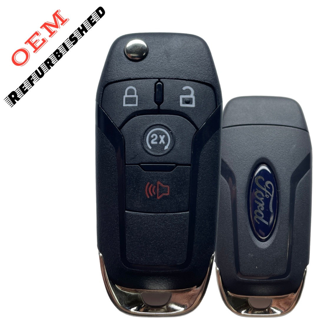 2023 -2026 Ford F-Series / 4-Button Flip Key / PN: 164-R8337 / N5F-A08TBLP (OEM Refurb)