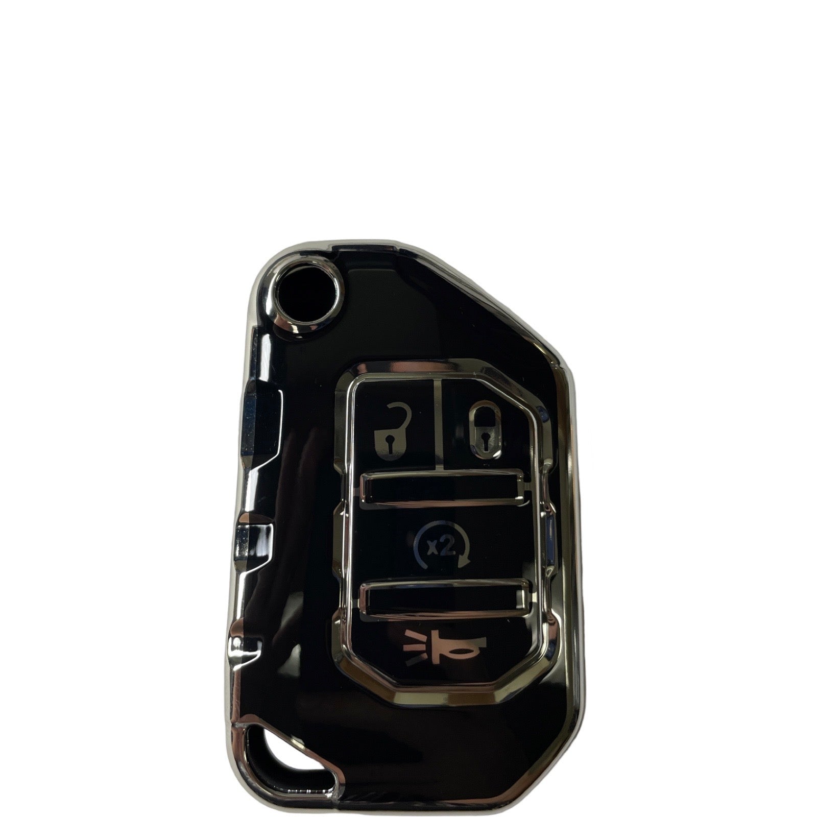 2018-2025 Jeep Wrangler 4-Button Flip Key Cover