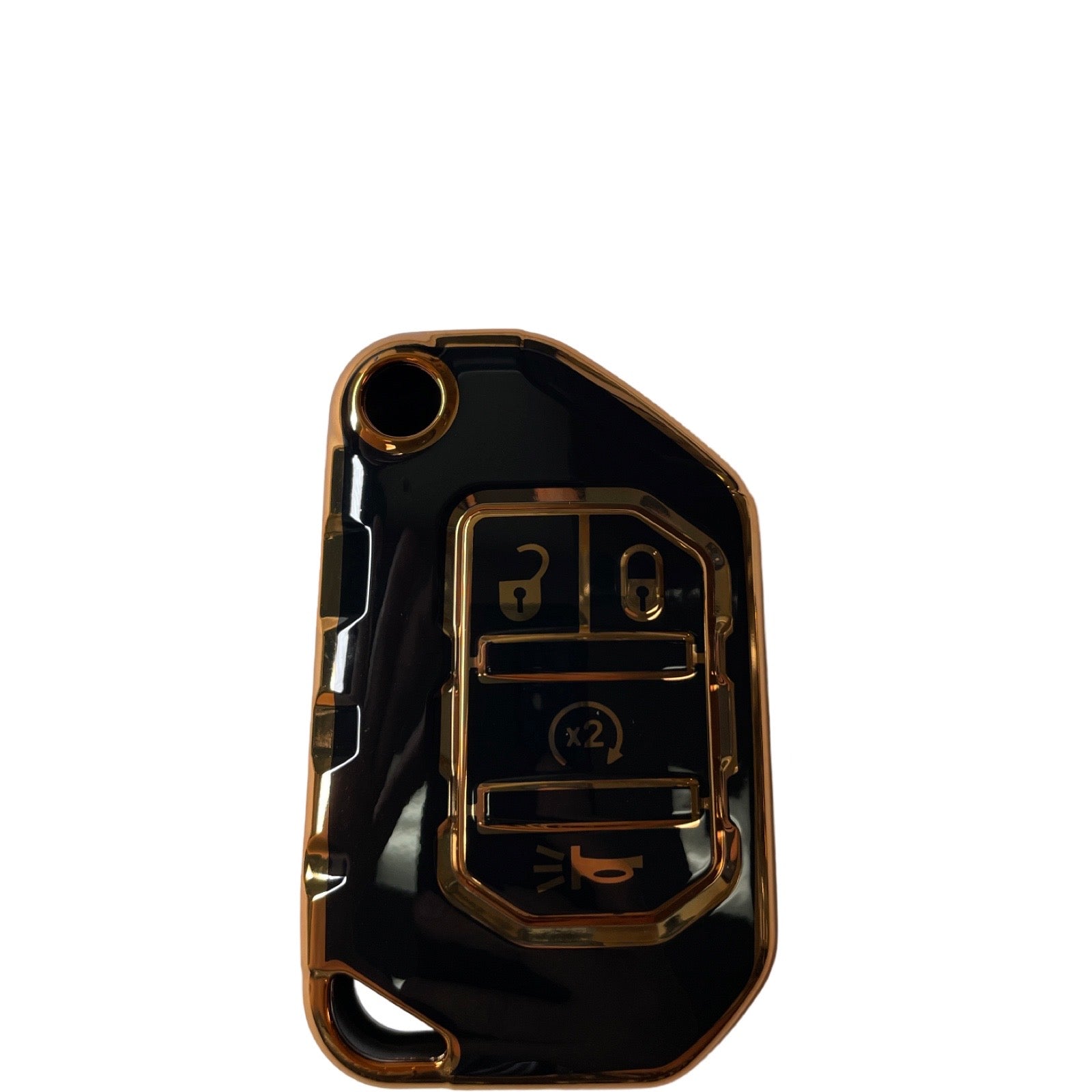 2018-2025 Jeep Wrangler 4-Button Flip Key Cover