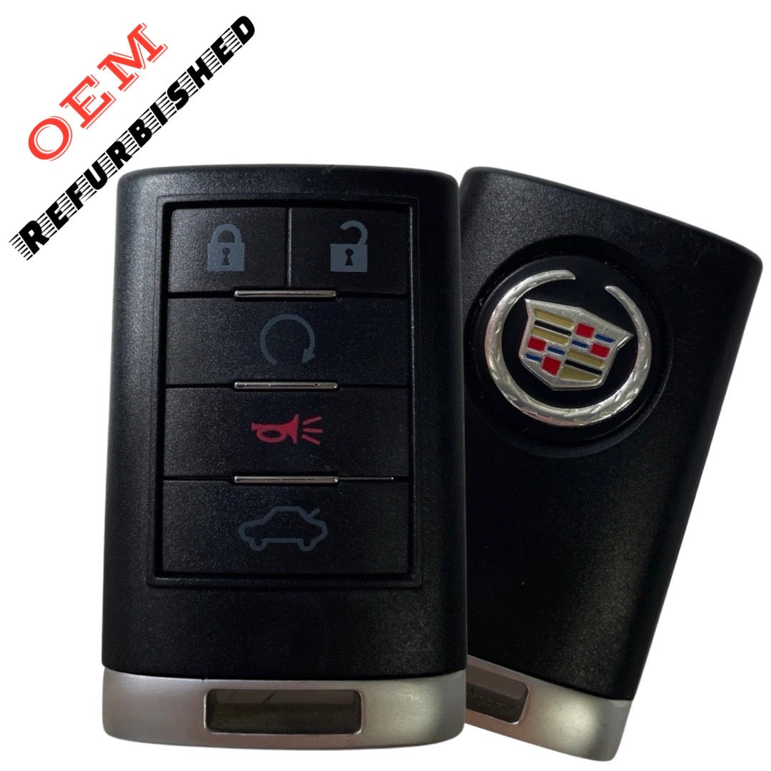 2008-2014 Cadillac CTS DTS / 5-Button Keyless Entry Remote / PN: 20998254 / OUC6000066 / OUC6000223 (OEM Refurb)
